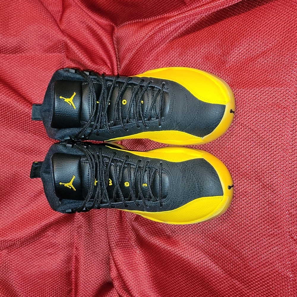 Jordan 12 Black and Yellow